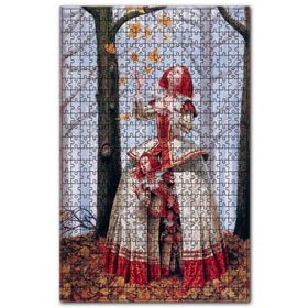 Cakapuzzle Ormandaki Fantastik Matruşka Kız Görseli Ahşap 500 Parça Puzzle