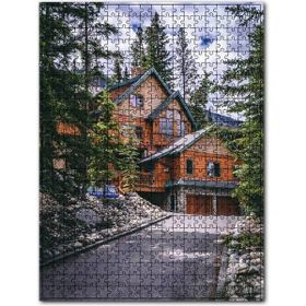 Cakapuzzle Ormandaki Malikane ve Ağaçlar 255 Parça Puzzle