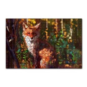 Cakapuzzle Ormandaki Tilki Dijital Sanat 120 Parça Ahşap Puzzle