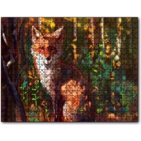 Cakapuzzle Ormandaki Tilki Dijital Sanat 500 Parça Puzzle
