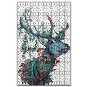 Cakapuzzle Ormanın Kalbi Geyik Ahşap 255 Parça Puzzle