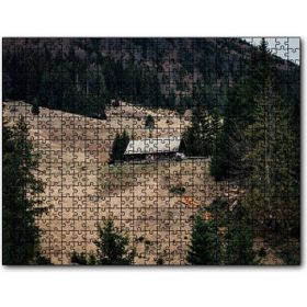 Cakapuzzle Ormanlar Arasındaki Yalnız Kulübe 255 Parça Puzzle