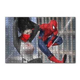Cakapuzzle Örümcek Adam ve İpek Görseli 120 Parça Ahşap Puzzle