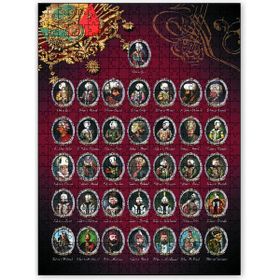 Cakapuzzle Osmanlı Padişahları 120 Parça Puzzle