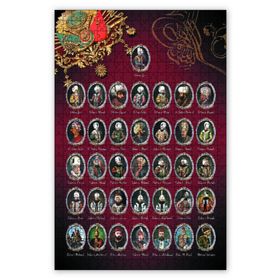 Cakapuzzle Osmanlı Padişahları Ahşap 1000 Parça Puzzle