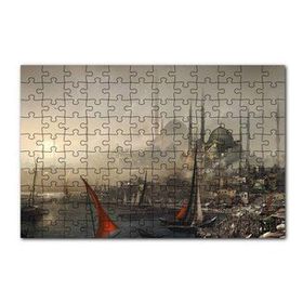 Cakapuzzle Osmanlıda İstanbul Görseli 120 Parça Ahşap Puzzle