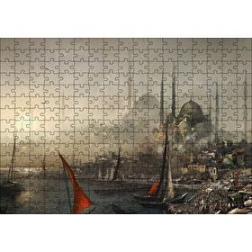 Cakapuzzle Osmanlıda İstanbul Görseli 120 Parça Ahşap Puzzle