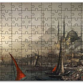 Cakapuzzle Osmanlıda İstanbul Görseli Mdf 500 Parça Puzzle