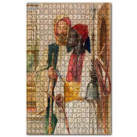 Cakapuzzle Osmanlıda Nargileciler Yağlıboya Ahşap 1000 Parça Puzzle