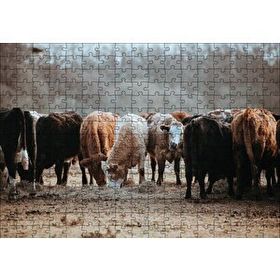 Cakapuzzle Otlayan Büyükbaş Hayvanlar 120 Parça Ahşap Puzzle