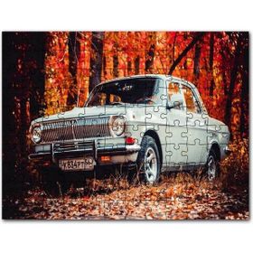 Cakapuzzle Otomobil Sonbahar Yaprakları Ağaçlar Mdf 255 Parça Puzzle