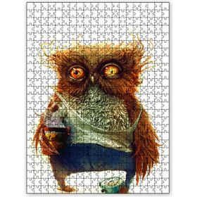 Cakapuzzle Owl Hangover Ahşap 500 Parça Puzzle