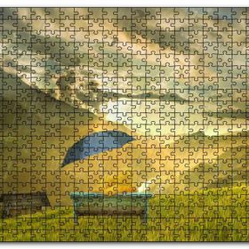 Cakapuzzle Oyuncak Ayılar Panorama Doğa Mdf 120 Parça Puzzle