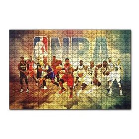 Cakapuzzle Oyuncuları Ve Basket Topları 120 Parça Ahşap Puzzle