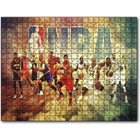 Cakapuzzle Oyuncuları ve Basket Topları 255 Parça Puzzle