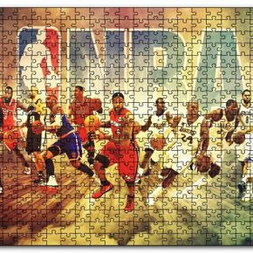 Cakapuzzle Oyuncuları ve Basket Topları Mdf 1000 Parça Puzzle