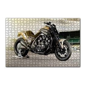 Cakapuzzle Özel Max Yamaha Siyah Sarı Görsel 120 Parça Ahşap Puzzle