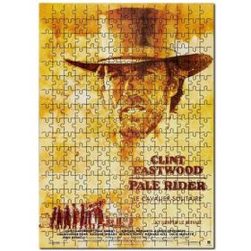 Cakapuzzle Pale Rider Clint Eastwood Afiş 1985 Afişi Mdf 500 Parça Puzzle
