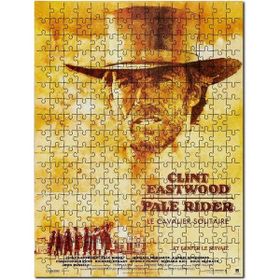 Cakapuzzle Pale Rider Clint Eastwood Afiş 1985 Afişi Mdf 500 Parça Puzzle