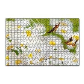 Cakapuzzle Papatyalar ve İki Küçük Kelebek 120 Parça Ahşap Puzzle