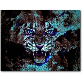 Cakapuzzle Parıltılı Kızgın Kaplan 255 Parça Puzzle