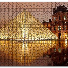 Cakapuzzle Paris Louivre Müzesi Mdf 120 Parça Puzzle