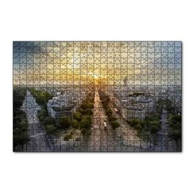 Cakapuzzle Paris Panaromik Günbatımı 120 Parça Ahşap Puzzle