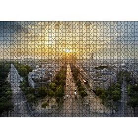 Cakapuzzle Paris Panaromik Günbatımı Mdf 1000 Parça Puzzle