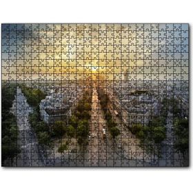 Cakapuzzle Paris Panaromik Günbatımı Mdf 500 Parça Puzzle