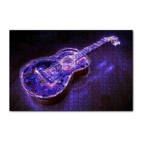Cakapuzzle Parkede Klasik Gitar Neon Karışık Desenli 120 Parça Ahşap Puzzle
