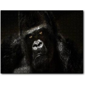 Cakapuzzle Parlak Gözler Goril Görseli Mdf 1000 Parça Puzzle