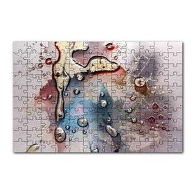 Cakapuzzle Parlak Zeminde Civalı Mürekkep Lekesi Desen 120 Parça Ahşap Puzzle