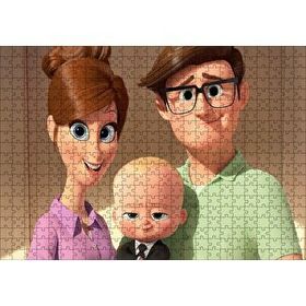 Cakapuzzle Patron Bebek 2017 Animasyon Filmi Görseli 120 Parça Ahşap Puzzle