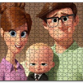 Cakapuzzle Patron Bebek 2017 Animasyon Filmi Görseli Mdf 120 Parça Puzzle