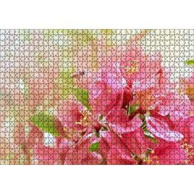 Cakapuzzle Pembe Elma Çiçeği Görseli 120 Parça Ahşap Puzzle