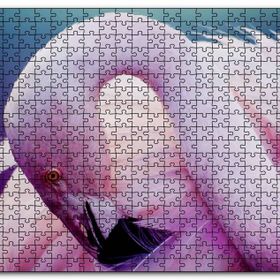 Cakapuzzle Pembe Flamingo Dinlenirken Görsel Mdf 500 Parça Puzzle