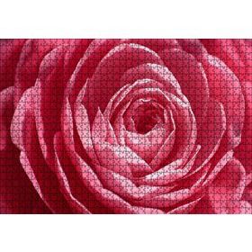 Cakapuzzle Pembe Gül Makro 120 Parça Ahşap Puzzle