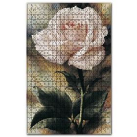 Cakapuzzle Pembe Gül Yağlıboya Efekt Ahşap 1000 Parça Puzzle