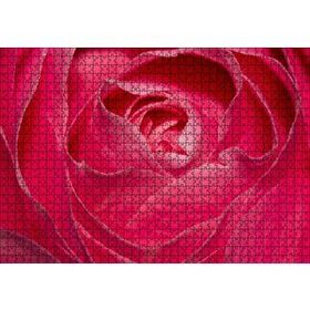 Cakapuzzle Pembe Gül Yakın Çekim 120 Parça Ahşap Puzzle