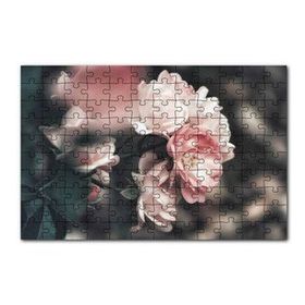 Cakapuzzle Pembe Güller Flu Arkaplan 120 Parça Ahşap Puzzle