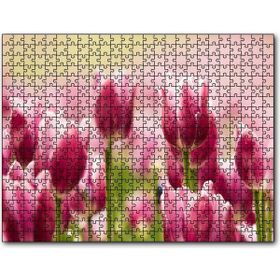 Cakapuzzle Pembe Laleler 1000 Parça Puzzle