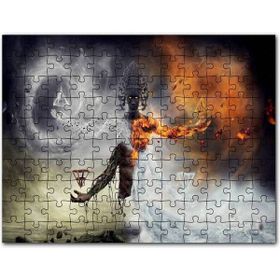 Cakapuzzle Pembe Sarı Gül Yakın Çekim 255 Parça Puzzle