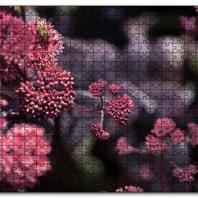 Cakapuzzle Pembe Tomurcuklu Çiçekler Mdf 120 Parça Puzzle