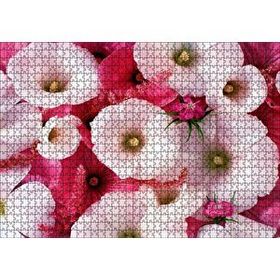 Cakapuzzle Pembeli Beyazlı Kapriz Çiçeği Görseli 120 Parça Ahşap Puzzle