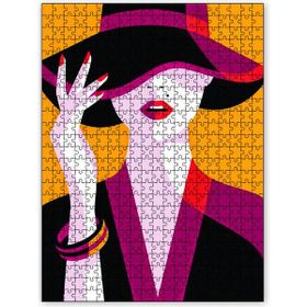 Cakapuzzle Pembeli Şık Kadın Ahşap 1000 Parça Puzzle