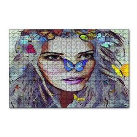 Cakapuzzle Peri Kelebekler Sarışın Güzellik 120 Parça Ahşap Puzzle