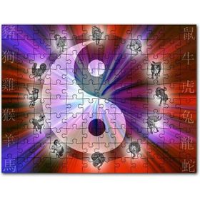 Cakapuzzle Perisi İle Yay ve Balık Burcu Mdf 1000 Parça Puzzle