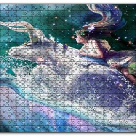 Cakapuzzle Perisi ve Boğa Burcu Görseli Mdf 1000 Parça Puzzle