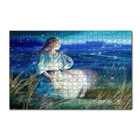 Cakapuzzle Perisi ve Buğday Başakları 120 Parça Ahşap Puzzle
