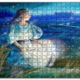 Cakapuzzle Perisi ve Buğday Başakları Mdf 255 Parça Puzzle